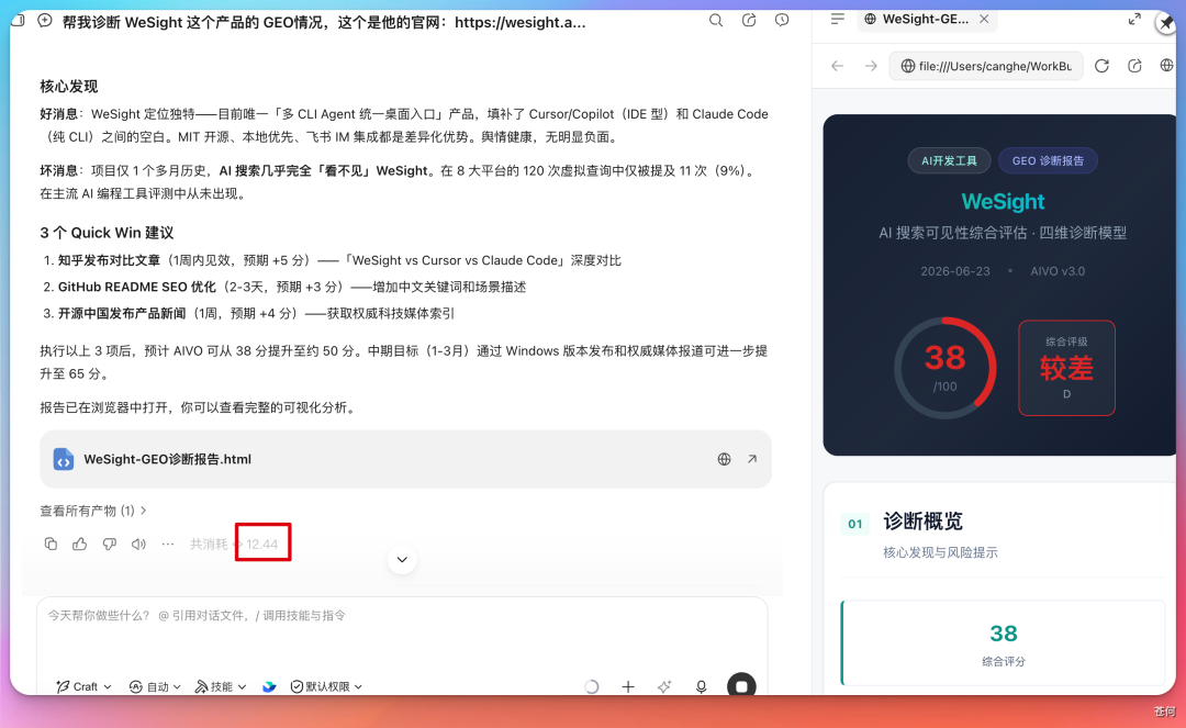 GEO 运行报告